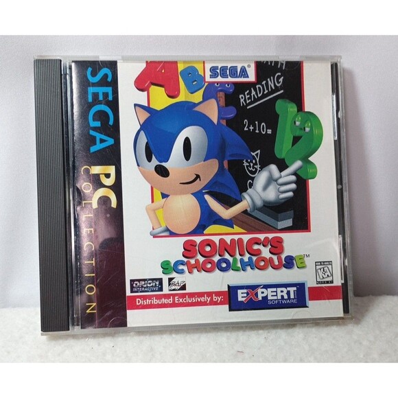 Sonic’s Schoolhouse PC Cd-Rom 1996 SEGA Collection Complete Not Tested - Picture 2 of 9